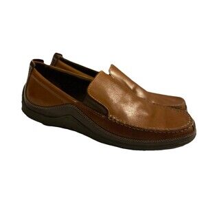 Cole Haan Loafers Men’s 10.5 Leather Brown Grand Driving Slip On Shoes NEW